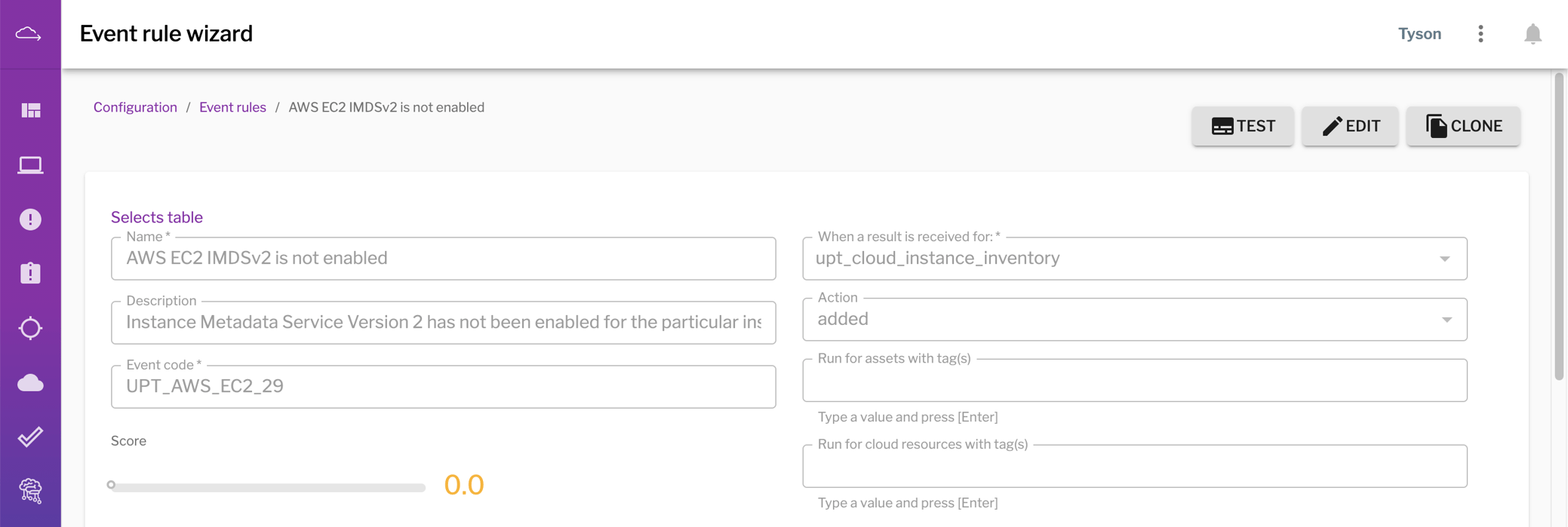 The Uptycs platform helps you easily identify EC2 instances using IMDSv1, which is susceptible to SSRF attacks when creating temporary credentials.