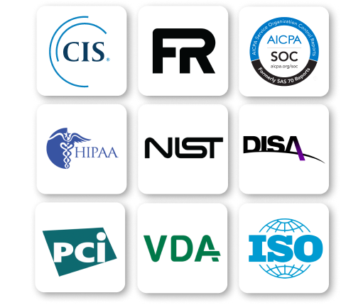 Compliance logos