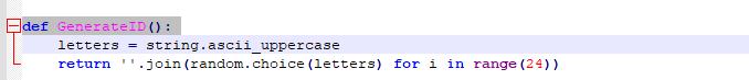 Figure 15 – Create GenerateID