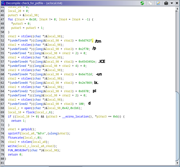 Figure 4 - Check_for_pidfile() function