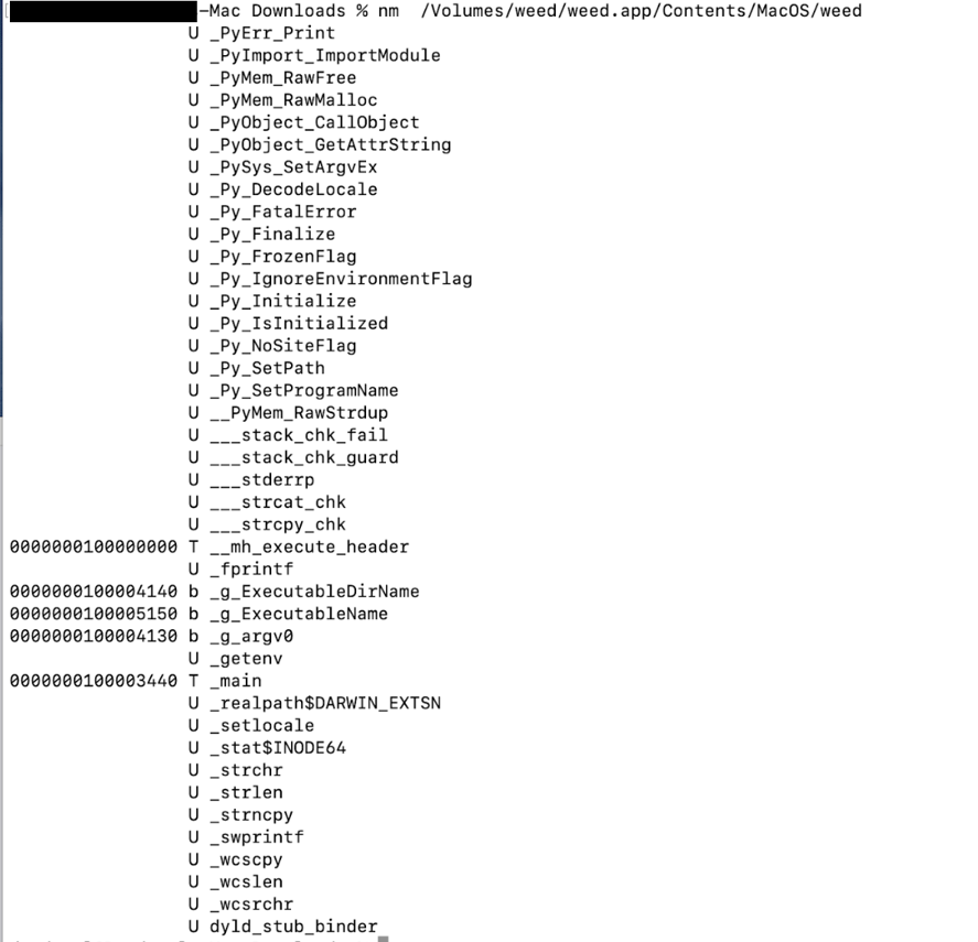 MacStealer: New Command and Control (C2) Malware: Python API imports