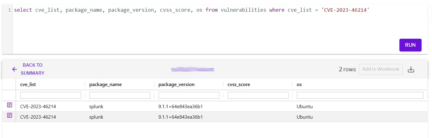 Figure 7 - Detection through vulnerability scan