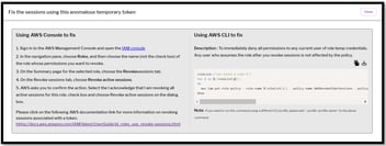 This image of a tree structure shows how multiple levels of temporary credentials are created from long-term credentials