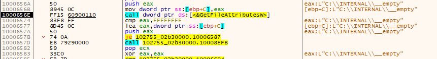 Qbot payload emulation check