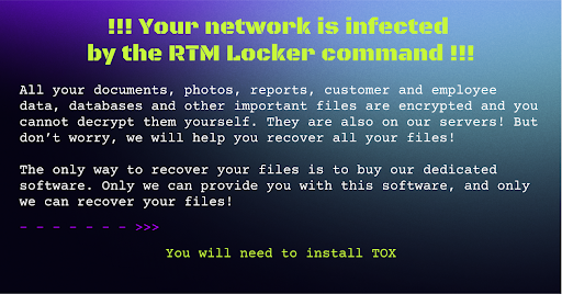 Uptycs threat research discovered a new ransomware Linux binary attributed to the RTM group Locker, a known Ransomware-as-a-Service (RaaS) provider.