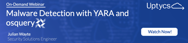 Register for our on-demand webinar "Resource Smart Malware Detection with YARA and osquery"