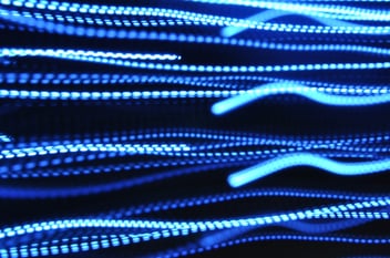 blue glowing filaments hero image