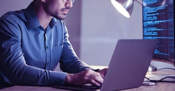 Developer’s laptop working in the cloud