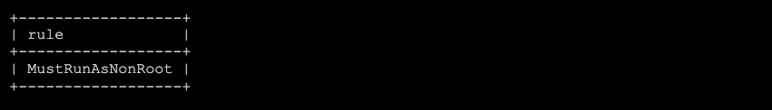 Kubequery output