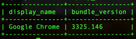 sys monitoring with osquery_version installed