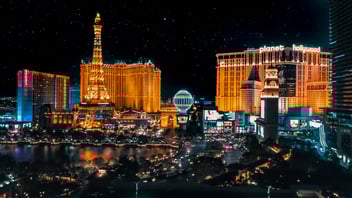 las vegas night view hero image