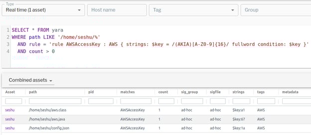 yara-aws-credentials