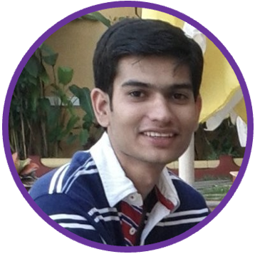 Amit headshot circle purple
