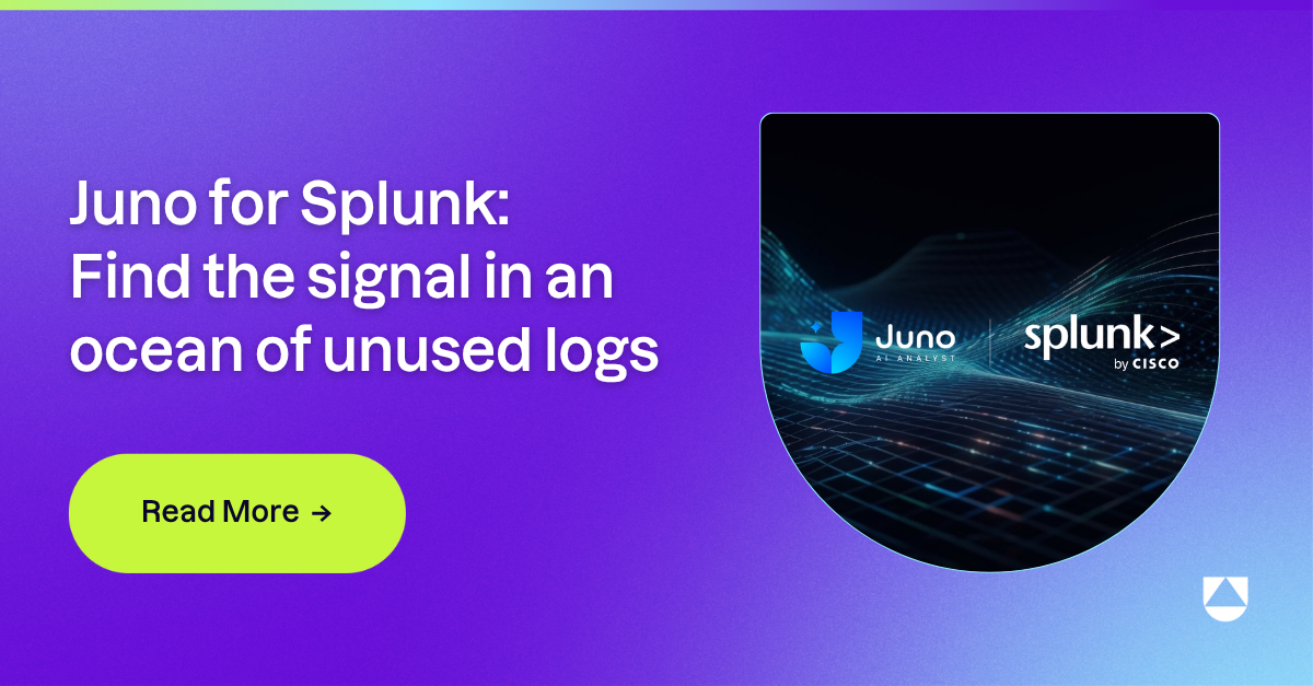 Juno for Splunk: Find the signal in an ocean of unused logs