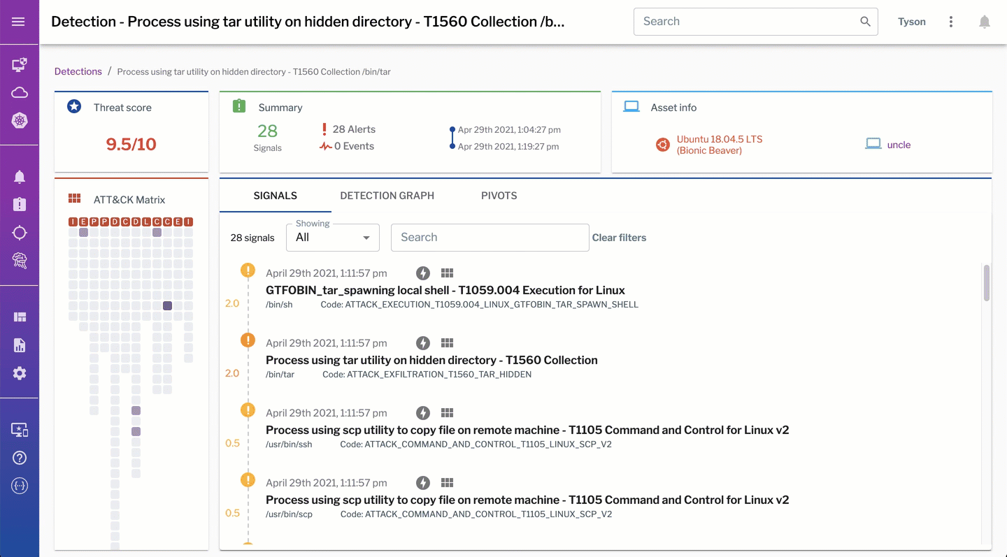 Solution - XDR - Section 3 - detection UI