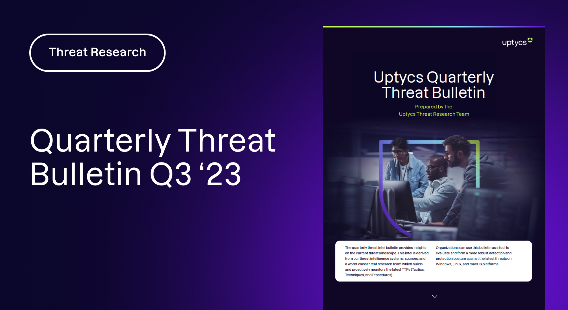Uptycs Quarterly Threat Bulletin Details WinRAR Zero-Day Vuln and More